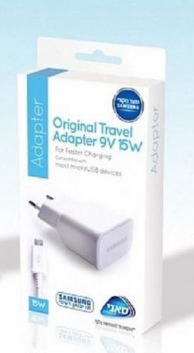 מטען סמסונג מקורי מהיר 15W כולל כבל מיקרו USB ,סאני samsung