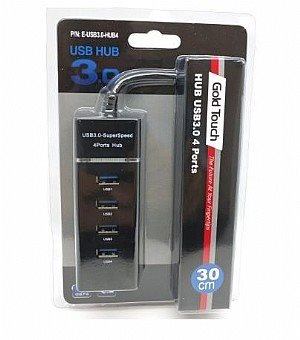 מפצל 4 יציאות Gold Touch Hub USB 3.0